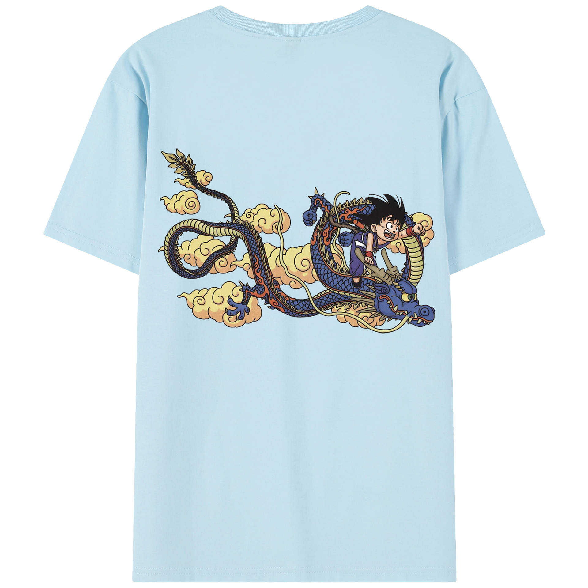 （画像用） ドラゴンボール 神龍 シェンロン DRAGON BALL Shenron 綿100％半袖Tシャツ（背面プリント）